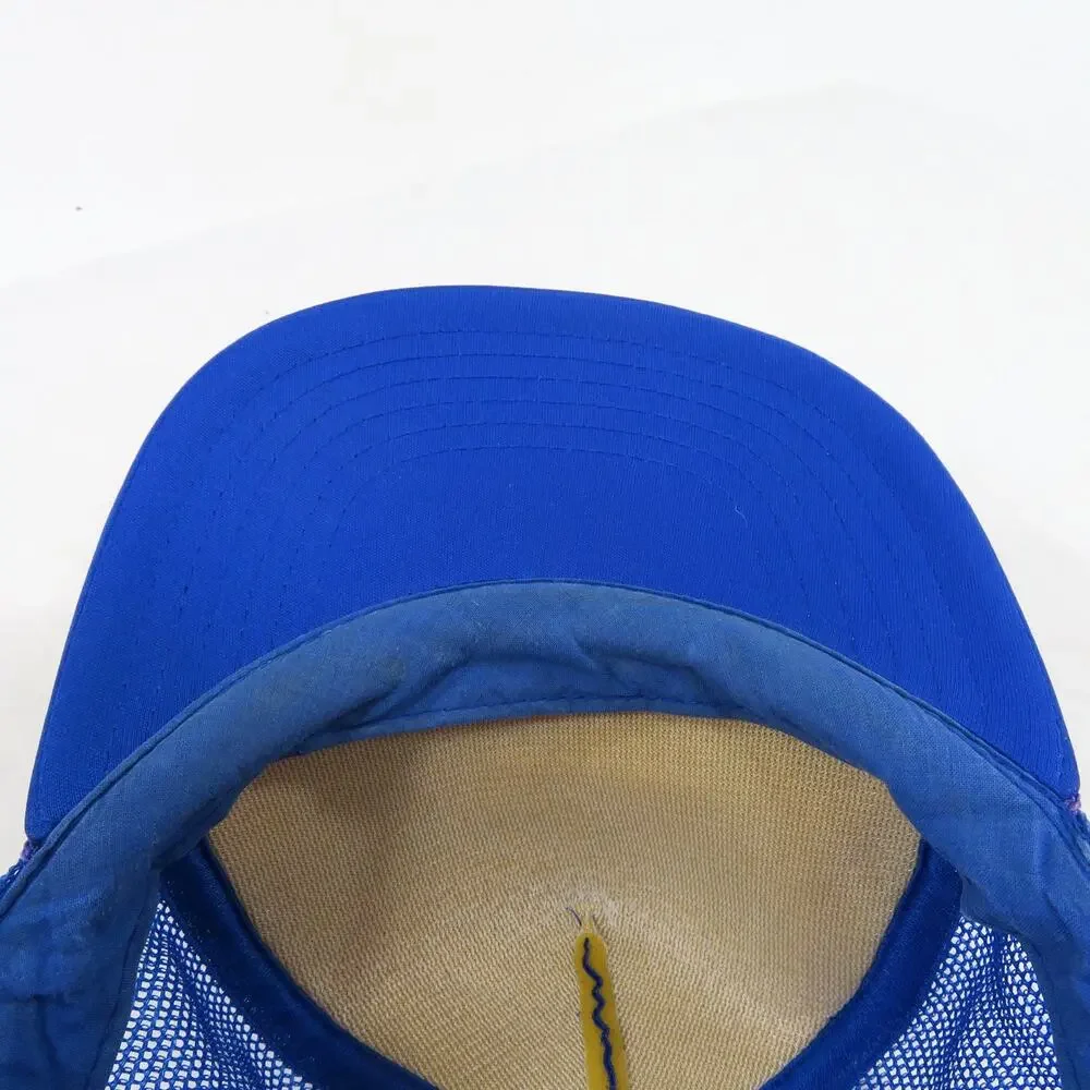 Mac Tools Racing Rope Hat Trucker Mesh Blue Snapback Vintage
